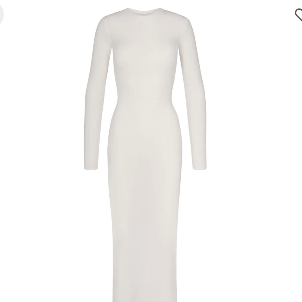 SKIMS Soft Lounge Crew Neck Long Dress